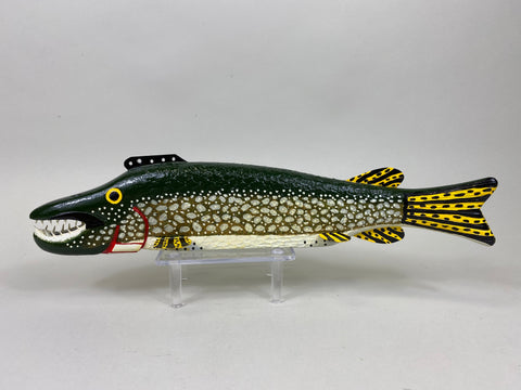 Jim Nelson Pike Fish Spearing Decoy (#5854)
