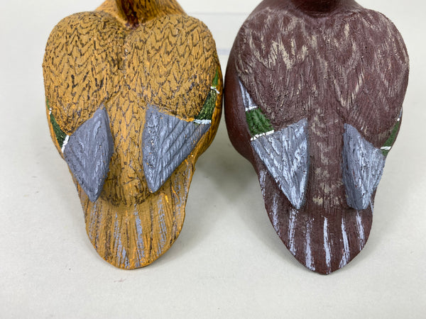 Half Size Cinnamon Teal Pair by Wendell Sheerman (#6014)