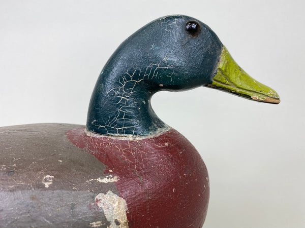 George Reisinger Mallard Drake, Original, Circa 1930's, Paint (#6091)