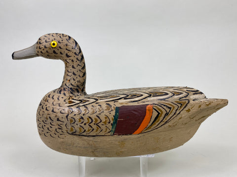 Fred Mott Hen Teal Original Paint (#6095)