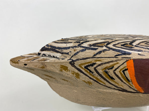 Fred Mott Hen Teal Original Paint (#6095)