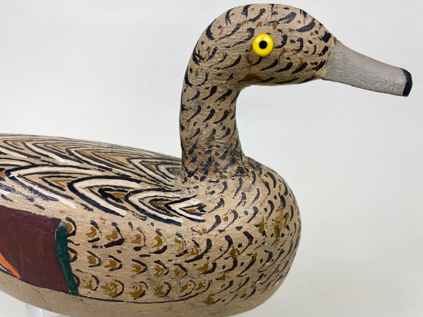 Fred Mott Hen Teal Original Paint (#6095)