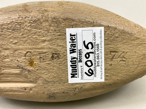 Fred Mott Hen Teal Original Paint (#6095)