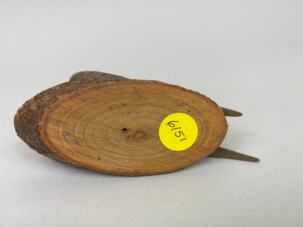 Pair of Miniature Pheasants on Wood Base (#6151)