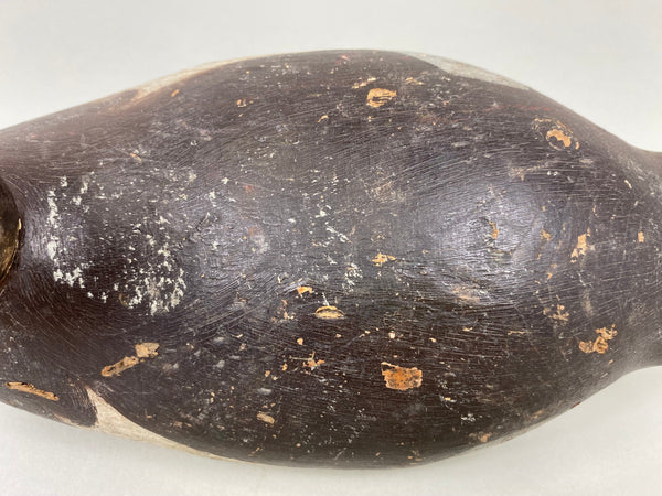 Mason Glass Eyes Redhead Hen, Original Paint, Circa 1920's (#6379)