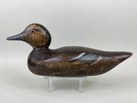 Mason Blue Wing Teal Hen, Circa 1920's (#6408)