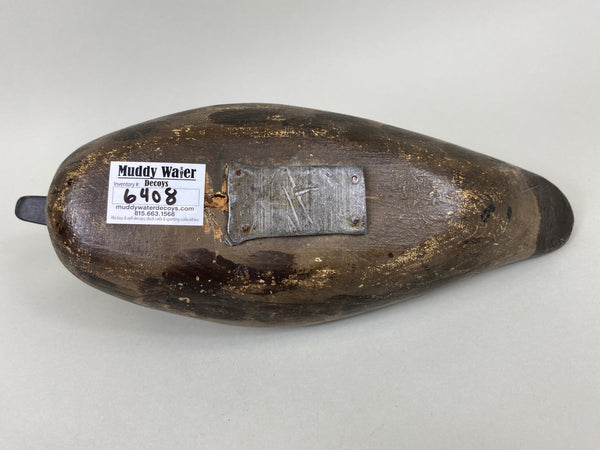 Mason Blue Wing Teal Hen, Circa 1920's (#6408)