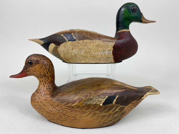 Midwest Pair of Third Size Mallards (#6452)