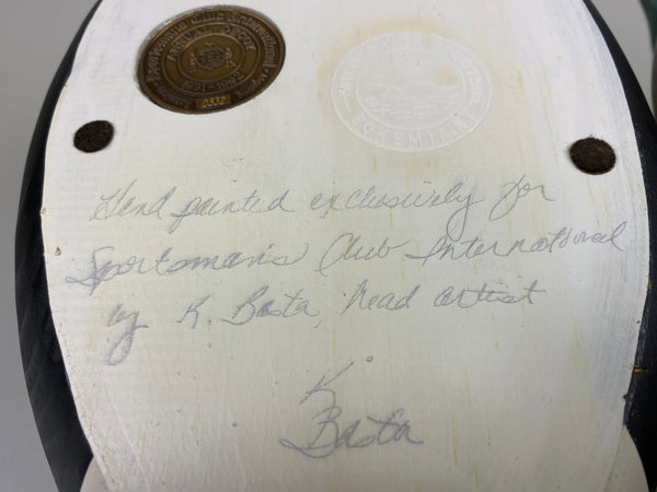 Wildfowler Pair of King Eiders, Paint by K. Basta for Sportsman's Club International (#6465)