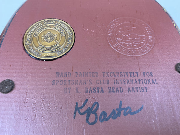 Wildfowler Pair of King Eiders, Paint by K. Basta for Sportsman's Club International (#6465)