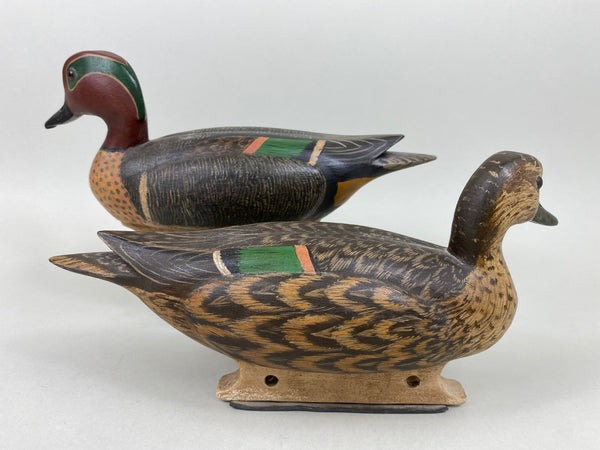 Torry Ward Pair of Working Green Wing Teal (#6491)