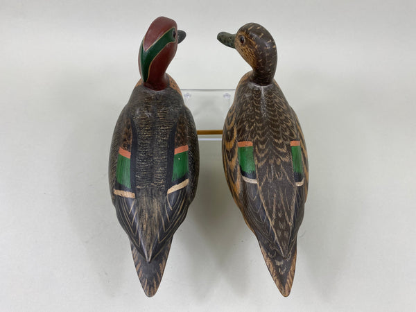 Torry Ward Pair of Working Green Wing Teal (#6491)