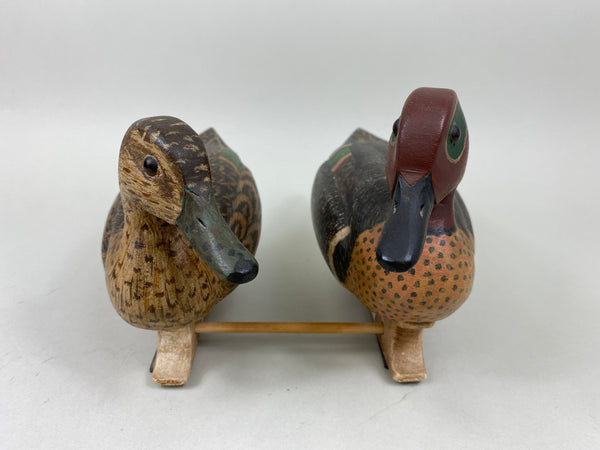 Torry Ward Pair of Working Green Wing Teal (#6491)
