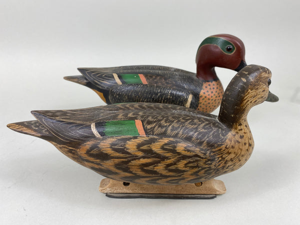 Torry Ward Pair of Working Green Wing Teal (#6491)