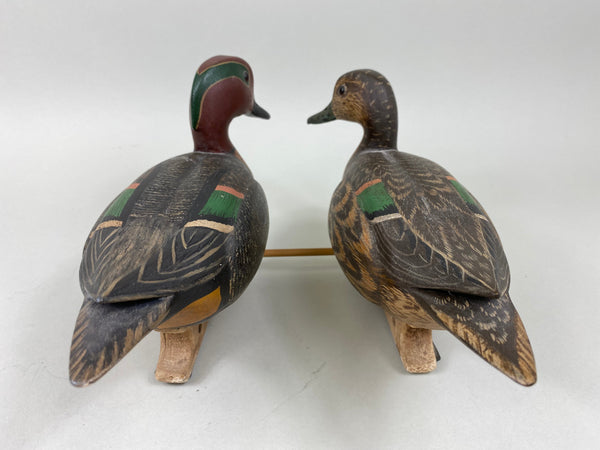 Torry Ward Pair of Working Green Wing Teal (#6491)