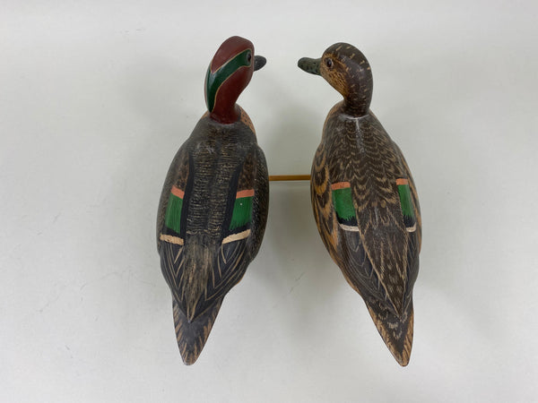 Torry Ward Pair of Working Green Wing Teal (#6491)