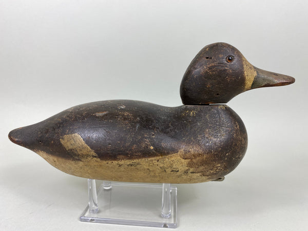 Mason Bluebill Hen, Mostly Original Paint (#6499)