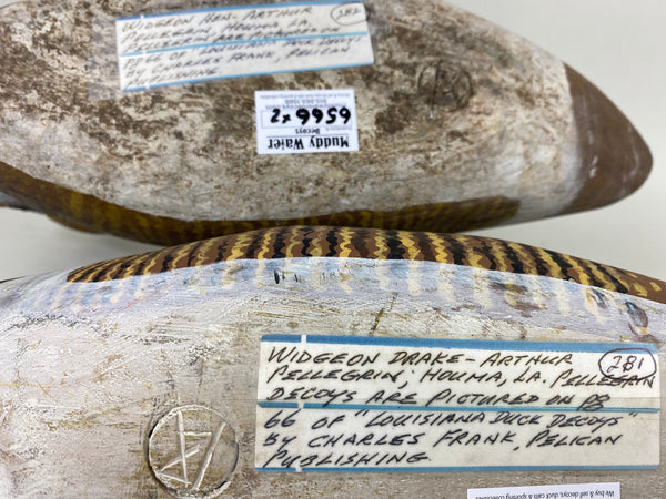 Arthur Pellegrin Widgeon Pair, in Louisiana book (#6566)