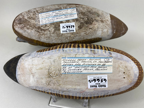 Arthur Pellegrin Widgeon Pair, in Louisiana book (#6566)