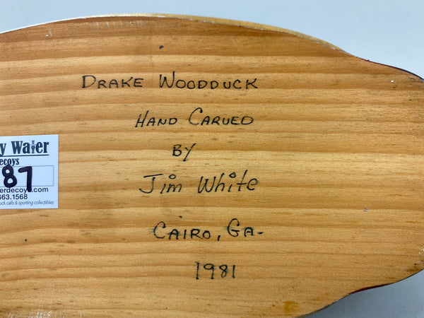 Jim White Wood Duck Drake (#6587)