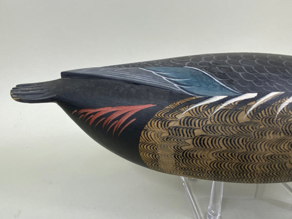 George Strunk Wood Duck Drake, Branded (#6605)