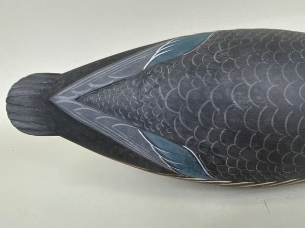 George Strunk Wood Duck Drake, Branded (#6605)