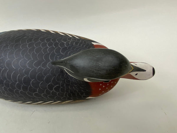 George Strunk Wood Duck Drake, Branded (#6605)