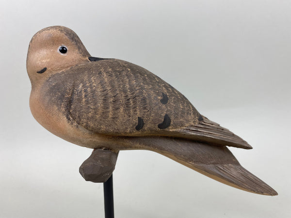 Marv Meyer Preening Morning Dove, Branded (#6670)