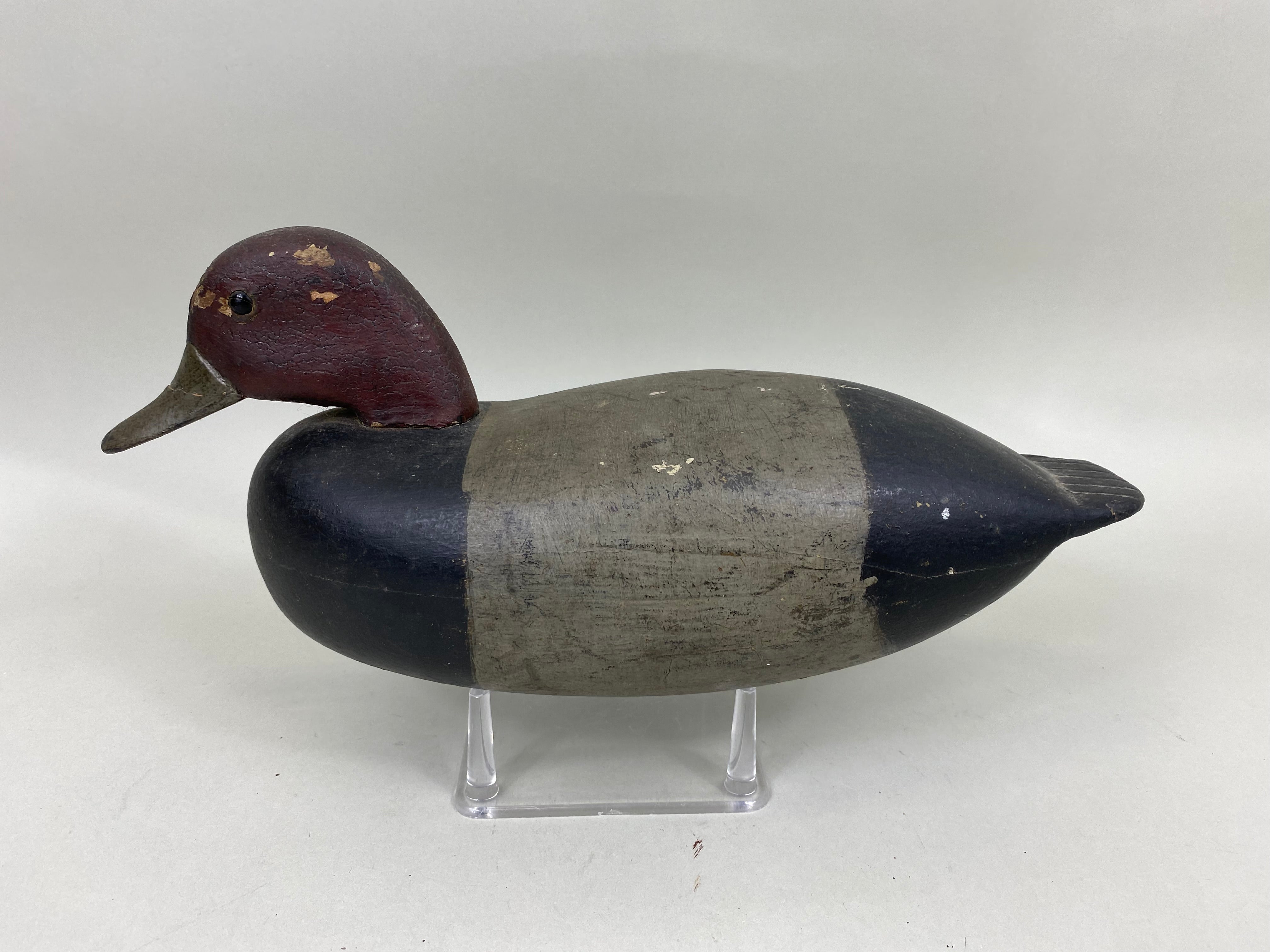 English Family Redhead Drake (#6727) - Muddy Water Decoys