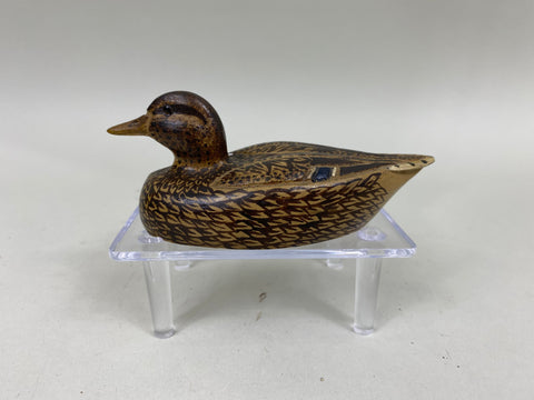 Al Ries Tru-Dux Mallard Hen Salesman Sample / Paper Weight (#6793)