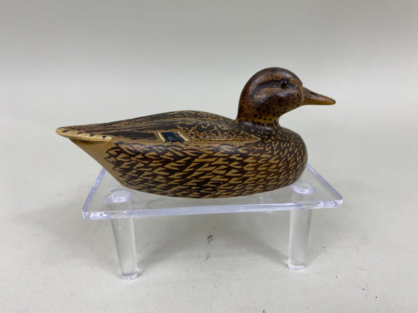 Al Ries Tru-Dux Mallard Hen Salesman Sample / Paper Weight (#6793)