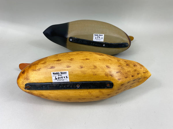 Jim Slack Pair Mallards with Weights (#6819)