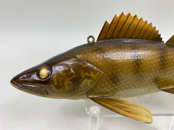Marcel Meloche Walleye Fish Spearing Decoy (#6838)