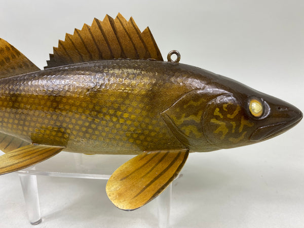 Marcel Meloche Walleye Fish Spearing Decoy (#6838)