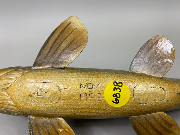 Marcel Meloche Walleye Fish Spearing Decoy (#6838)