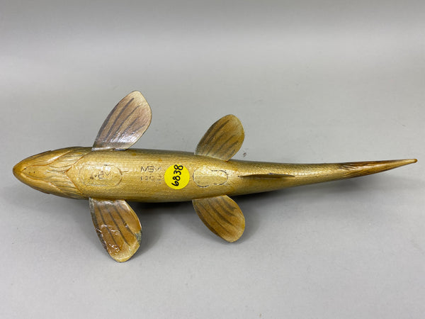 Marcel Meloche Walleye Fish Spearing Decoy (#6838)