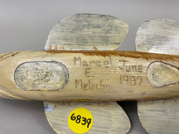 Marcel Meloche Walleye Fish Spearing Decoy (#6839)