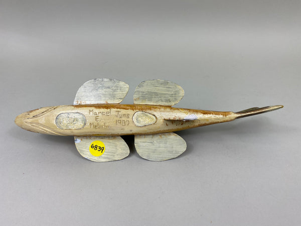 Marcel Meloche Walleye Fish Spearing Decoy (#6839)