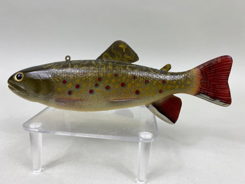 Marcel Meloche Brook Trout Fish Spearing Decoy (#6843)