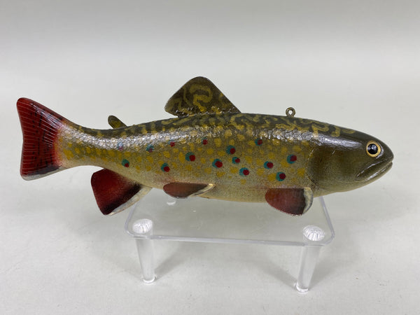 Marcel Meloche Brook Trout Fish Spearing Decoy (#6843)