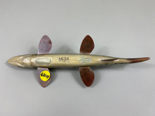 Marcel Meloche Musky Fish Spearing Decoy (#6844)