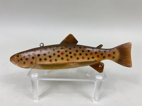 Marcel Meloche Brown Trout Fish Spearing Decoy (#6854)