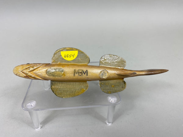 Marcel Meloche Brown Trout Fish Spearing Decoy (#6854)