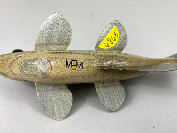 Marcel Meloche Rock Bass Fish Spearing Decoy (#6865)