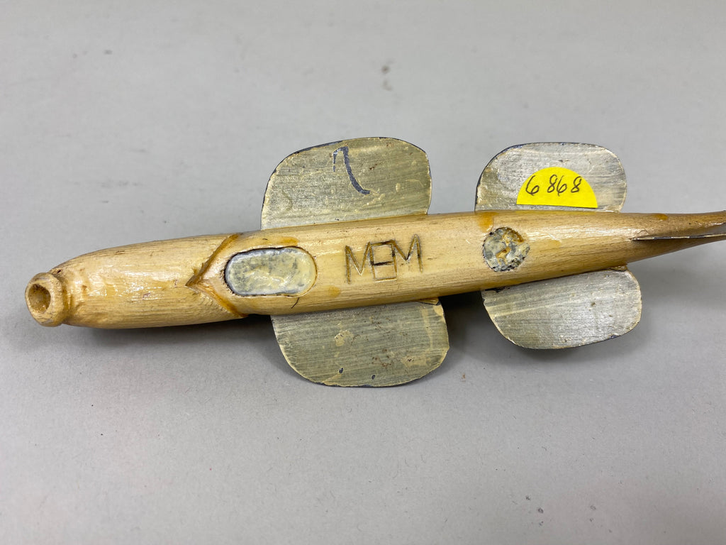 Marcel Meloche Sucker Fish Spearing Decoy (#6868) - Muddy Water Decoys