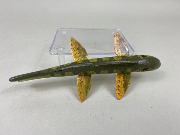 Oscar Petersen Style Perch Fish Spearing Decoy (#6877)