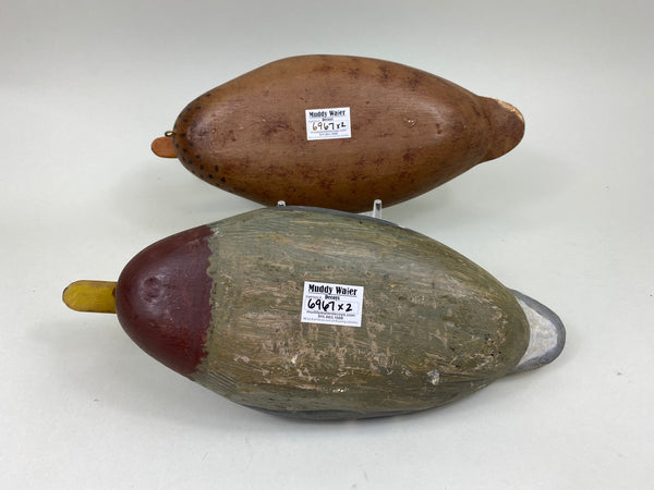 Richard Wilcoxen Mallards Pair, Circa 1910's (#6967)