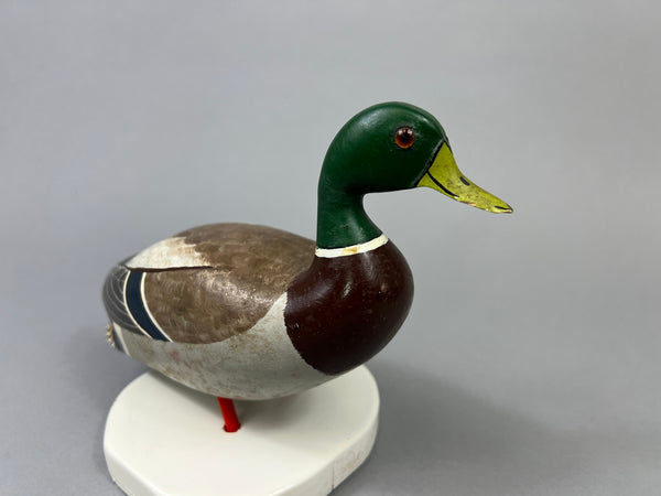 Illinois River Standing Mallard Half Size, Hageman Paint 1950's (#4606)