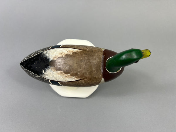 Illinois River Standing Mallard Half Size, Hageman Paint 1950's (#4606)