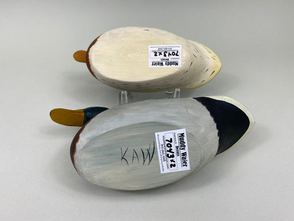 Ken Weeks Pair Third Size Mallards (#7043)